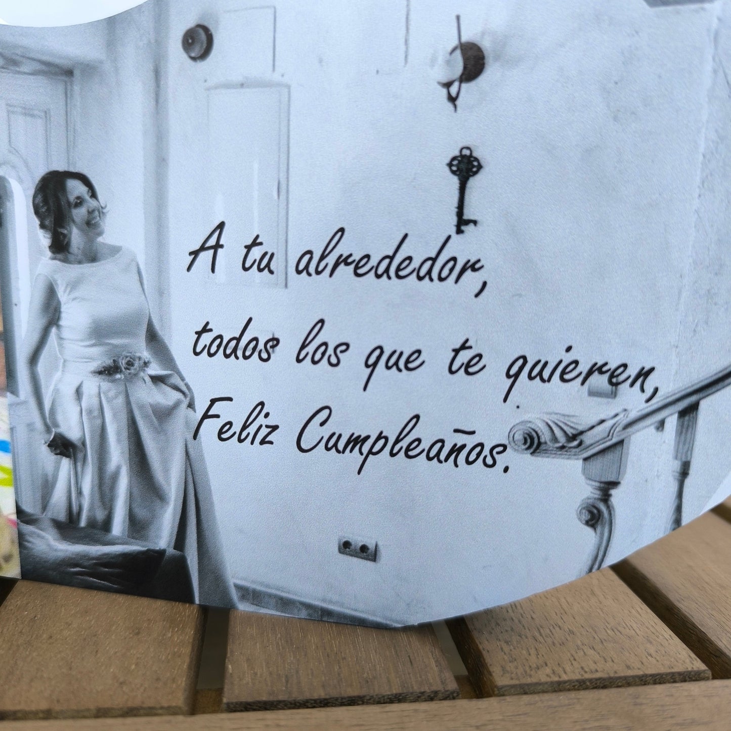 Carta com fotos