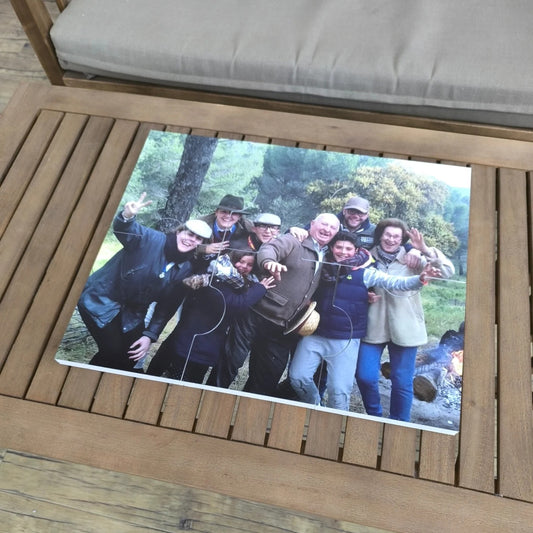 Números con fotografías DISEÑO PREVIO
