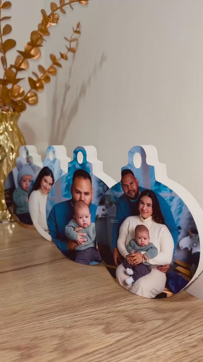 Pacote de 4 bolas de natal