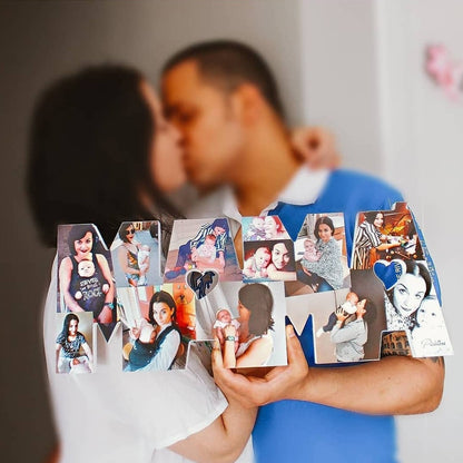 Mamá con fotografías