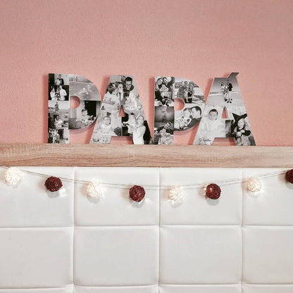 PAPÁ con fotografías